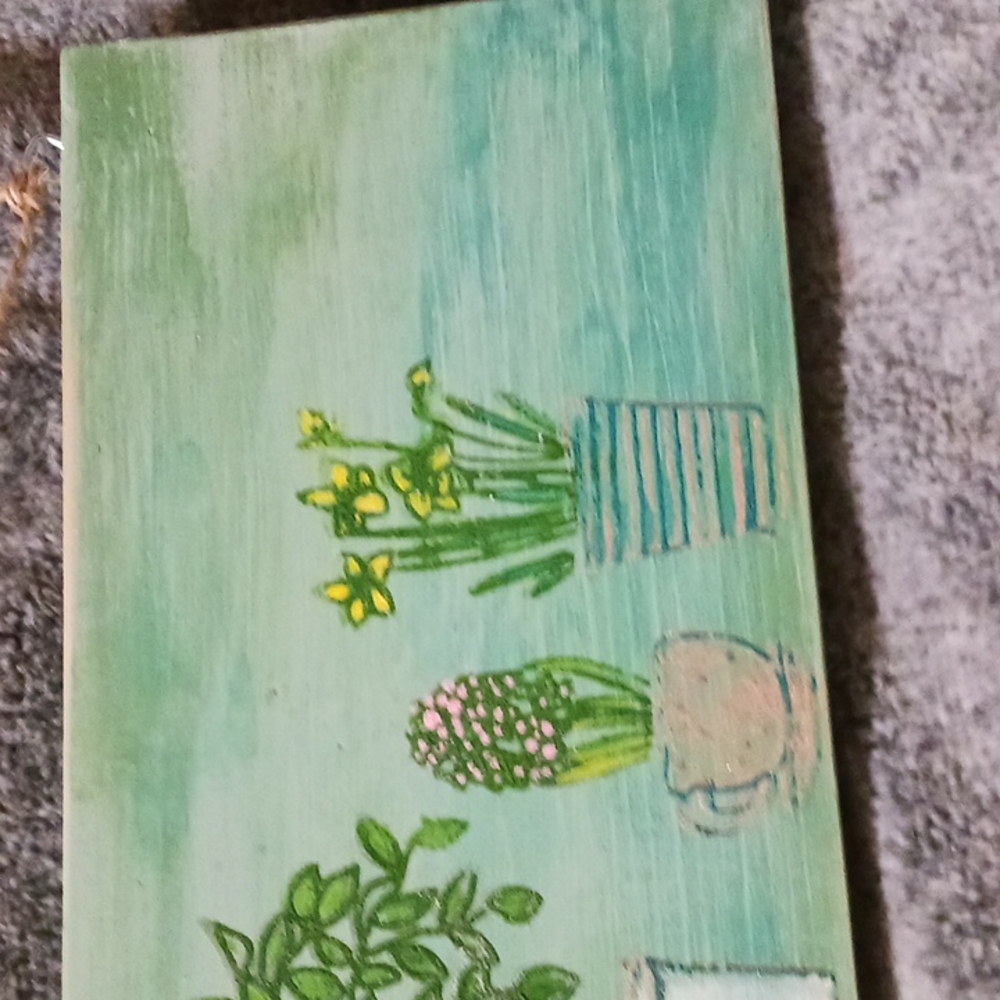 Homemade wall hanger - Picture 4 of 6